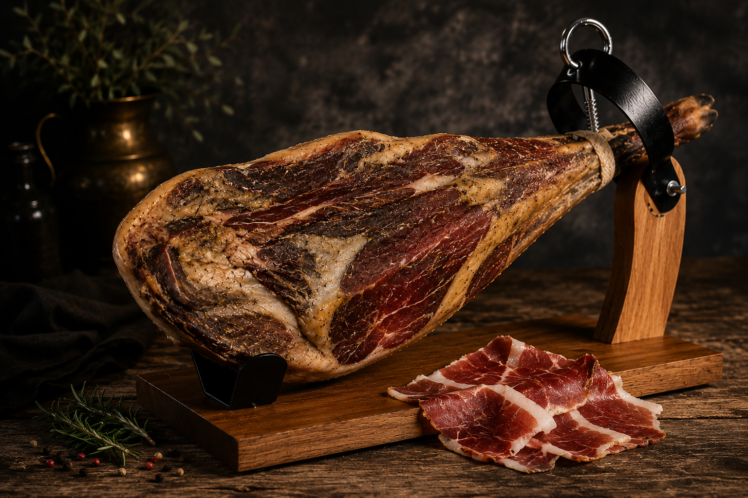 Jambon entier d'agneau affiné halal